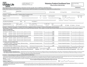 Voluntary Products Enrollment Form