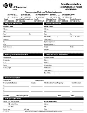 Patient Prescription Form