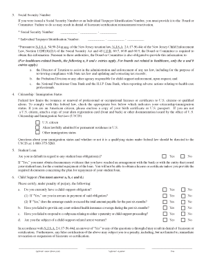 New Jersey Alcohol and Drug Counselor Application