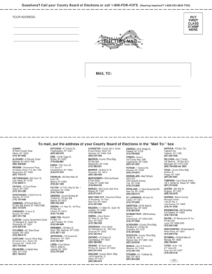 New York State Voter Registration Form