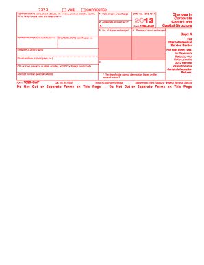 IRS Form 1099-CAP