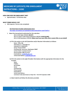 Medicare NY Upstate Pre-Enrollment Form