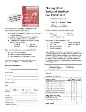 Nursing Home Statistical Yearbook