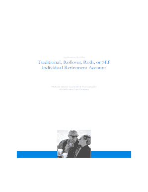 Application for Traditional, Roth, Rollover & SEP IRA