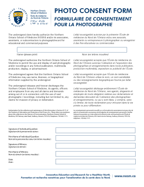 Photo Consent Form