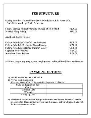 Tax Organizer and Engagement Letter