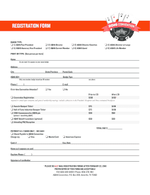 Fillable Online REGISTRATION FORM - American Quarter Horse Association ...
