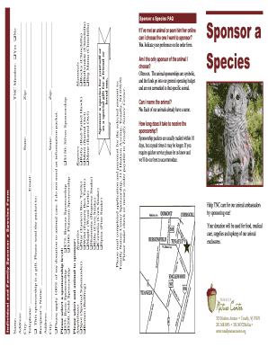 Animal Sponsorship Form