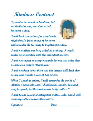 Kindness Contract