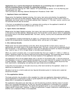 Lawful Development Certificate Application