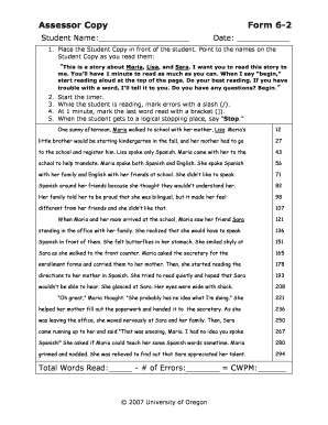 Assessor Copy Form 6-2
