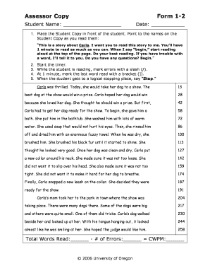 Assessor Copy Form 1-2
