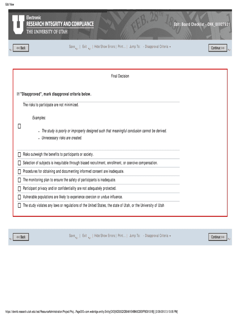 Form preview