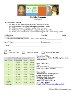 Sight for Students Application