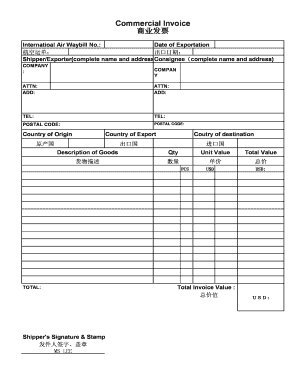 Commercial Invoice
