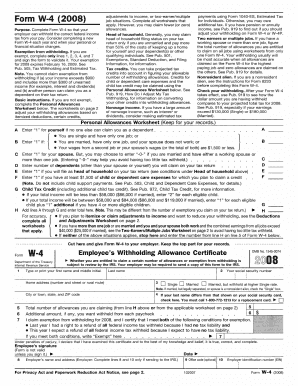 Fillable Online W4 - Camp Birchmont Fax Email Print - pdfFiller
