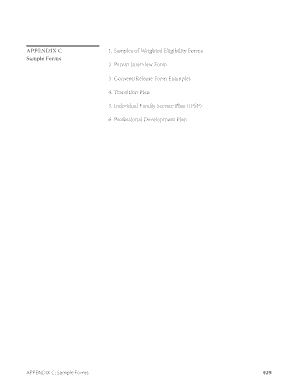 Weighted Eligibility Form