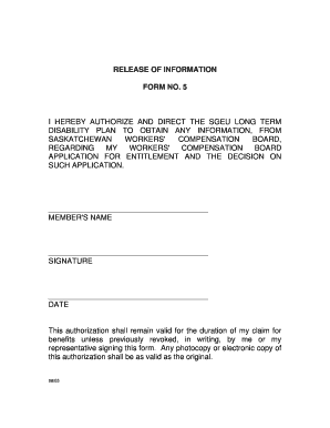 Release of Information Form