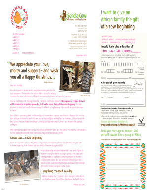 Send a Cow Donation Form