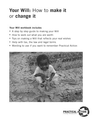 UK Will Workbook