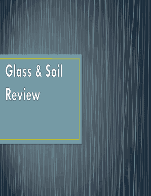 Glass Composition Form