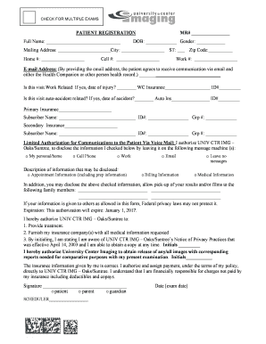 Patient Registration Form