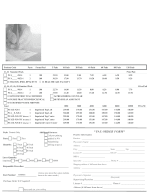 New Jersey Prescription Blank Form