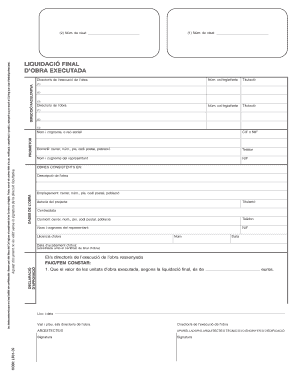 Final Work Completion Certificate