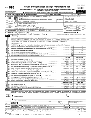 Form 990 Tax Return for Exempt Organizations