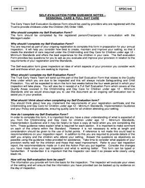 Iep format - SFDCIn6 SELF-EVALUATION FORM GUIDANCE NOTES SESSIONAL