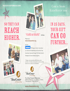 KleinMatch Donation Form