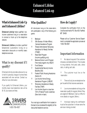 Enhanced Lifeline and Link-Up Application Form