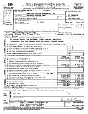 IRS Form 990 2011