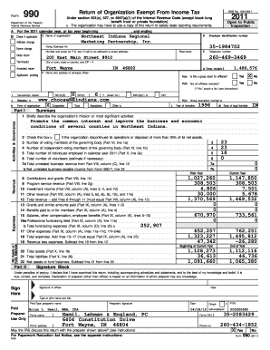 IRS Form 990 2011