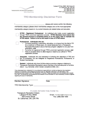 Bill nye waves answer key - TRO Membership Disclaimer Form - trontarioorg