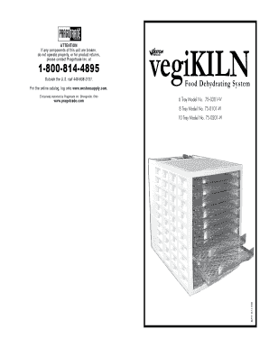 Pragotrade Food Dehydrator Warranty