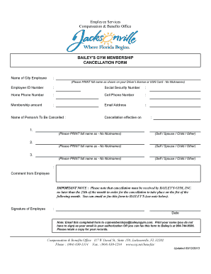gym bill format pdf
