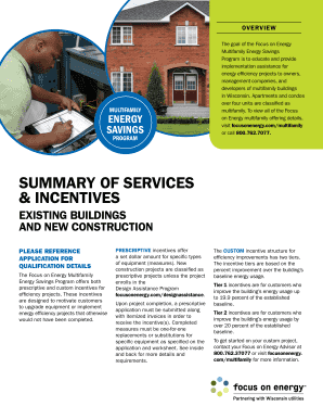 Wisconsin Multifamily Energy Savings Program Application