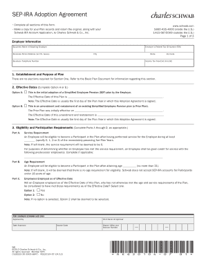 SEP-IRA Adoption Agreement