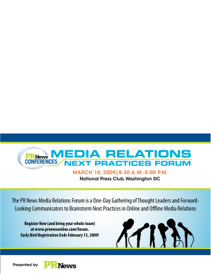 The PR News Media Relations Forum is a One-Day Gathering of bb