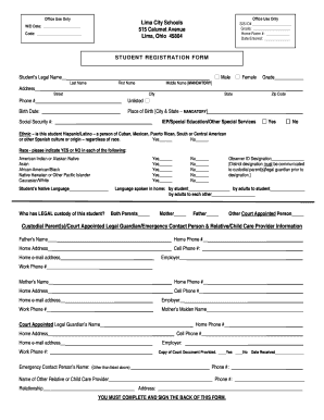 Student Registration Form