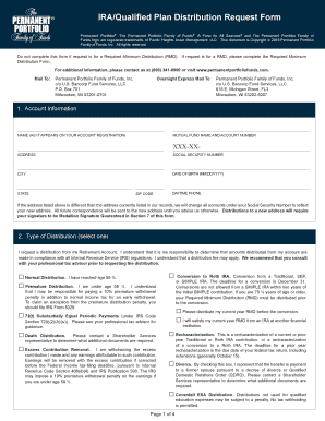 IRA/Qualified Plan Distribution Request Form