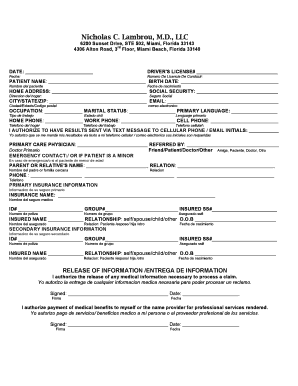 Patient Registration Form