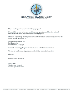 Book Proposal Submission Agreement