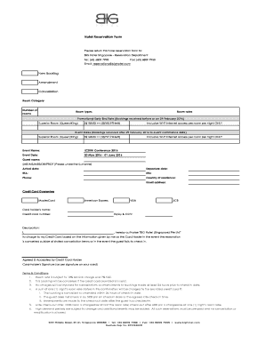 Hotel Reservation Form