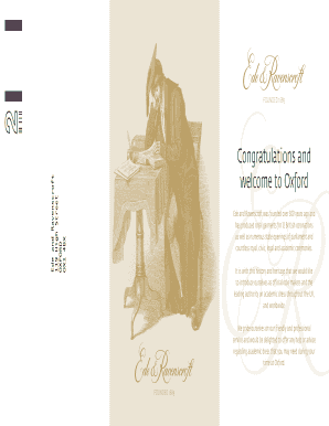 Oxford Academic Dress Order Form