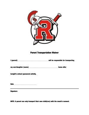 Parent Transportation Waiver
