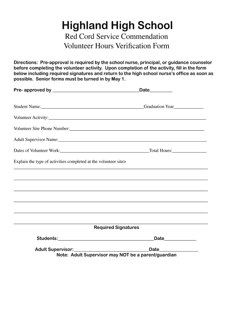 Fillable Online highland k12 ia Highland High School Highland