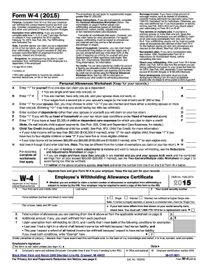 B2015 Form Wb-4 - Black River Farm and Ranch