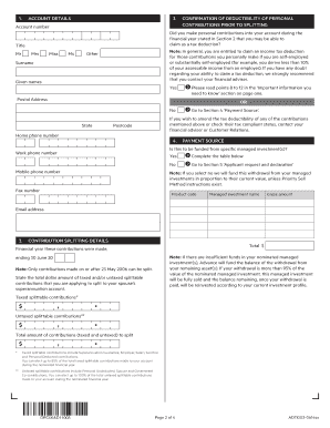 Superannuation Contribution Splitting Application